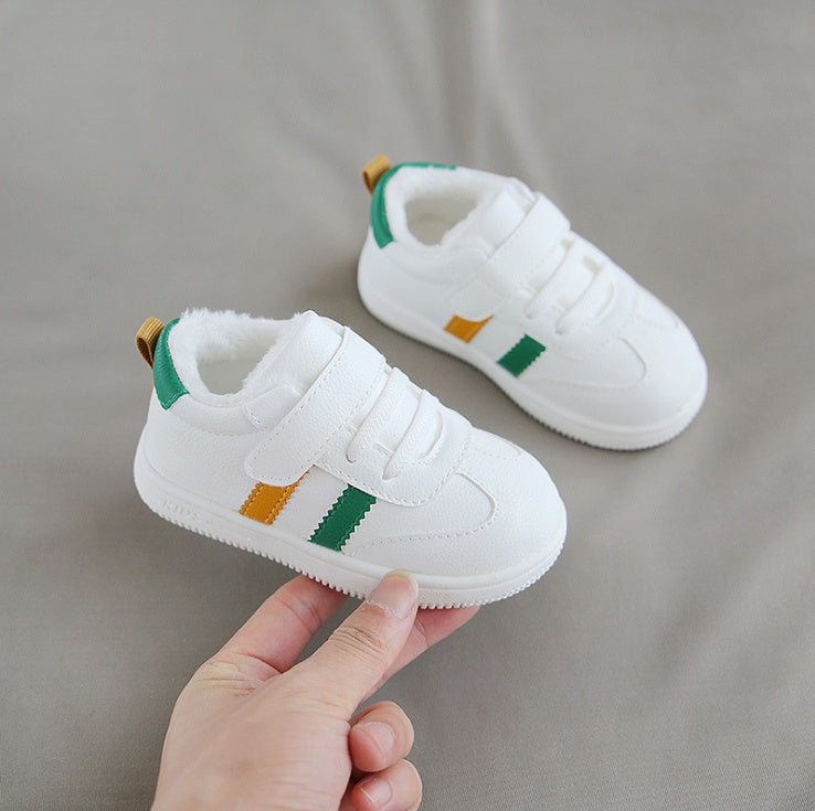 The Ultimate Comfort: White Velcro Baby Shoes